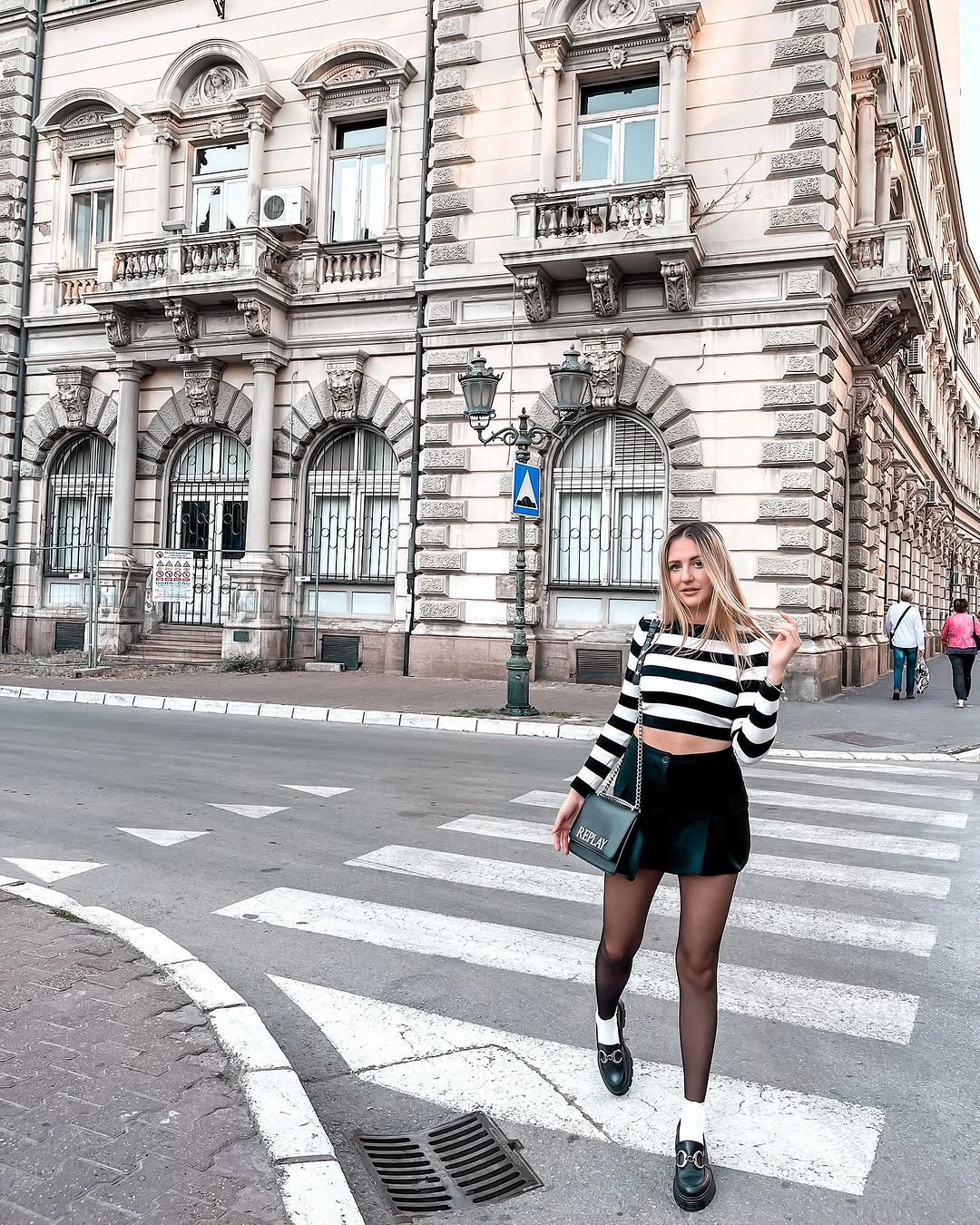 early fall outfits 2026 Modern Preppy Style With a Mini Skirt Twist