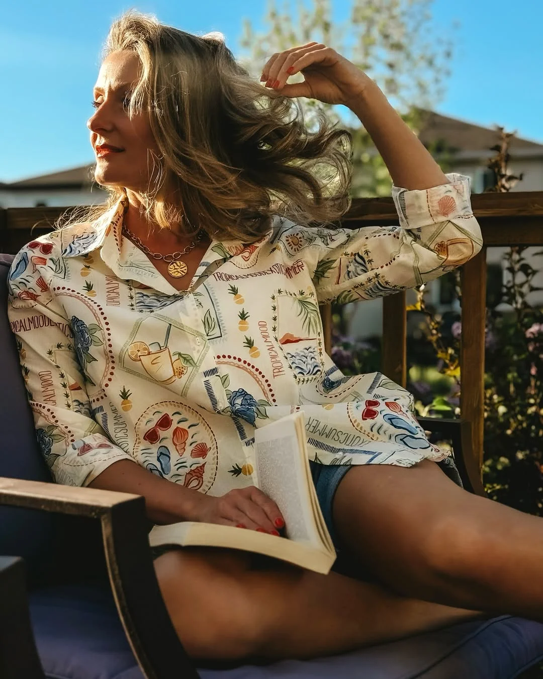 Early summer outfits 2026 Tropical Prints and Relaxed Resort Energy for Slow Summer Days