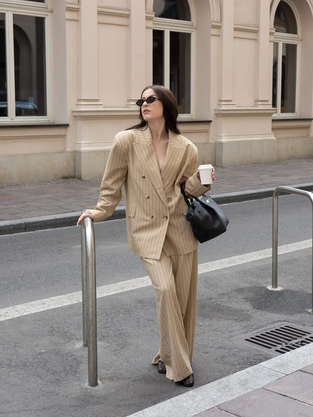 elegant fall office outfits 2026 Modern Pinstripe Tailoring That Makes Every Morning Easier