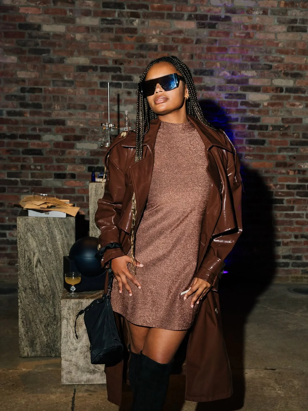 fall 2026 outfits for black women Shimmering Mini Dresses With Luxe Fall Layers
