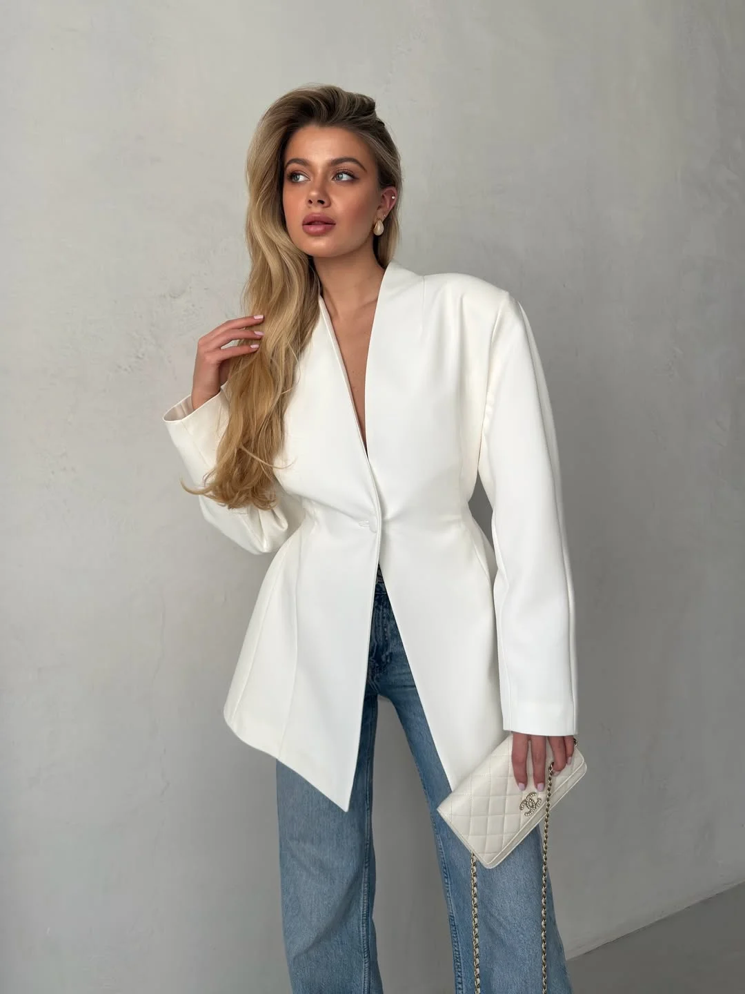 Fall blazer outfit inspo 2026 Tailored White Blazers That Elevate Simple Denim