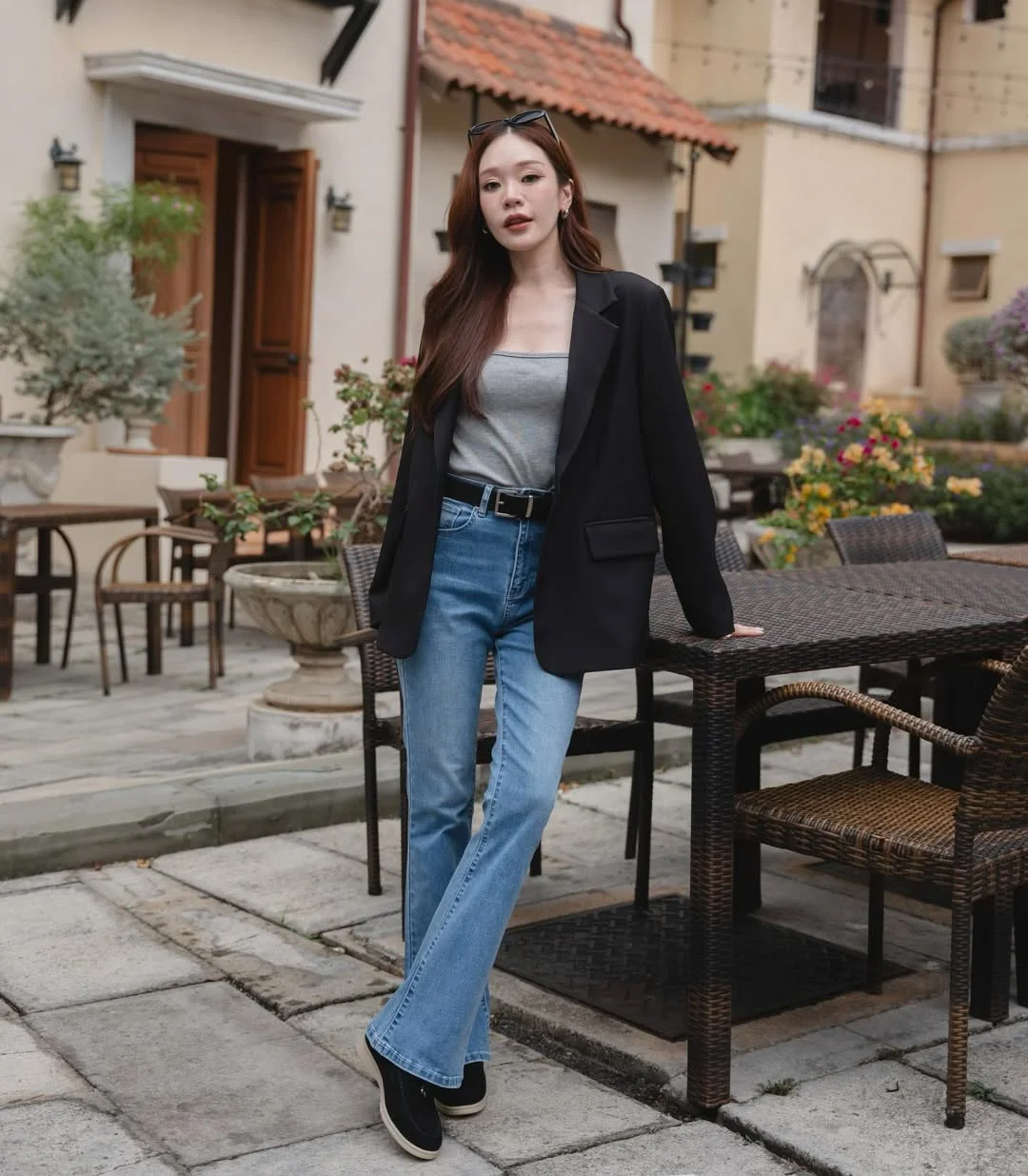 Fall blazer outfit inspo 2026 Classic Black Blazers With Jeans and Everyday Confidence