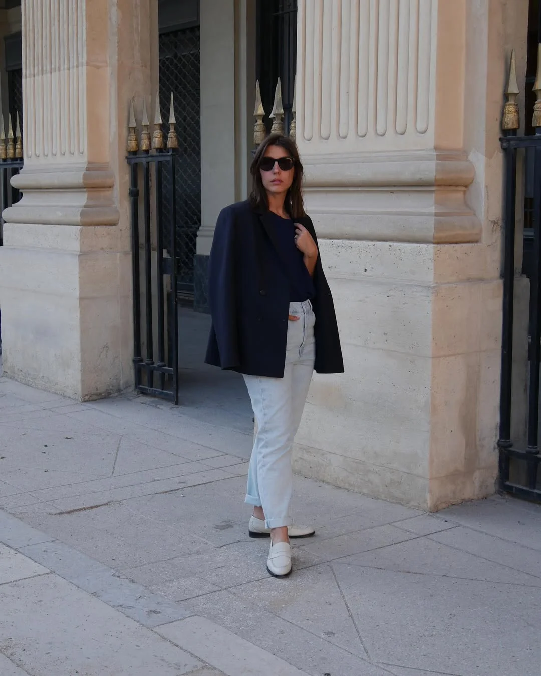 fall denim outfits for women 2026 Classic Tailored Blazer Styling With Light Denim