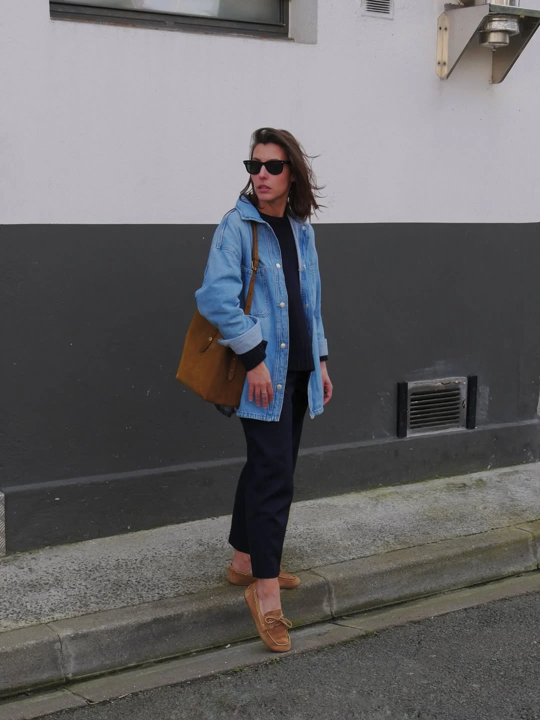 fall denim outfits for women 2026 Relaxed Denim Layers With Quiet French-Girl Energy