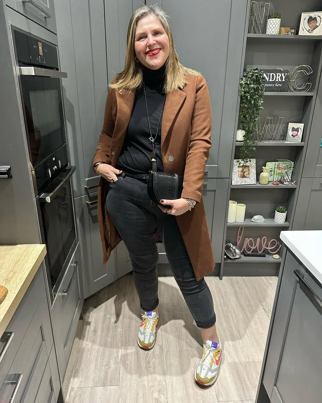 fall fashion for women over 40 Smart Casual Layers with Sneakers for Everyday Confidence