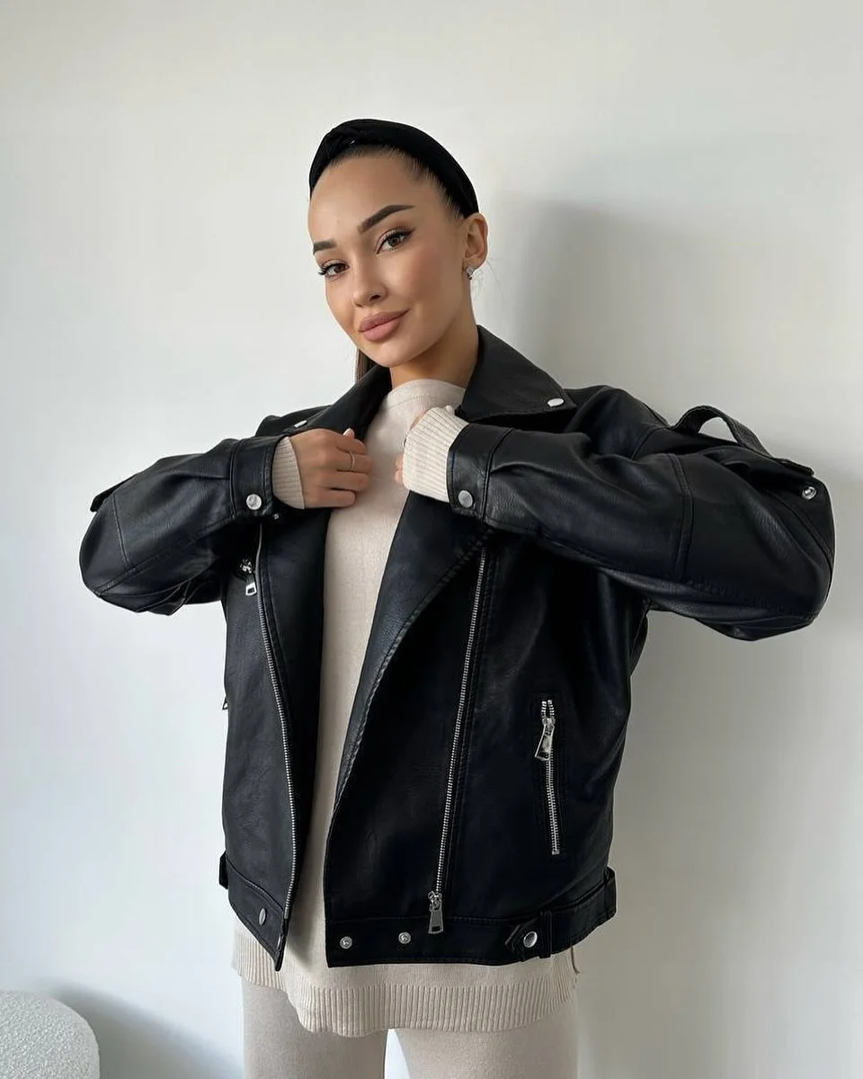 fall fashion inspiration 2026 The Oversized Leather Jacket Every Fall Wardrobe Deserves