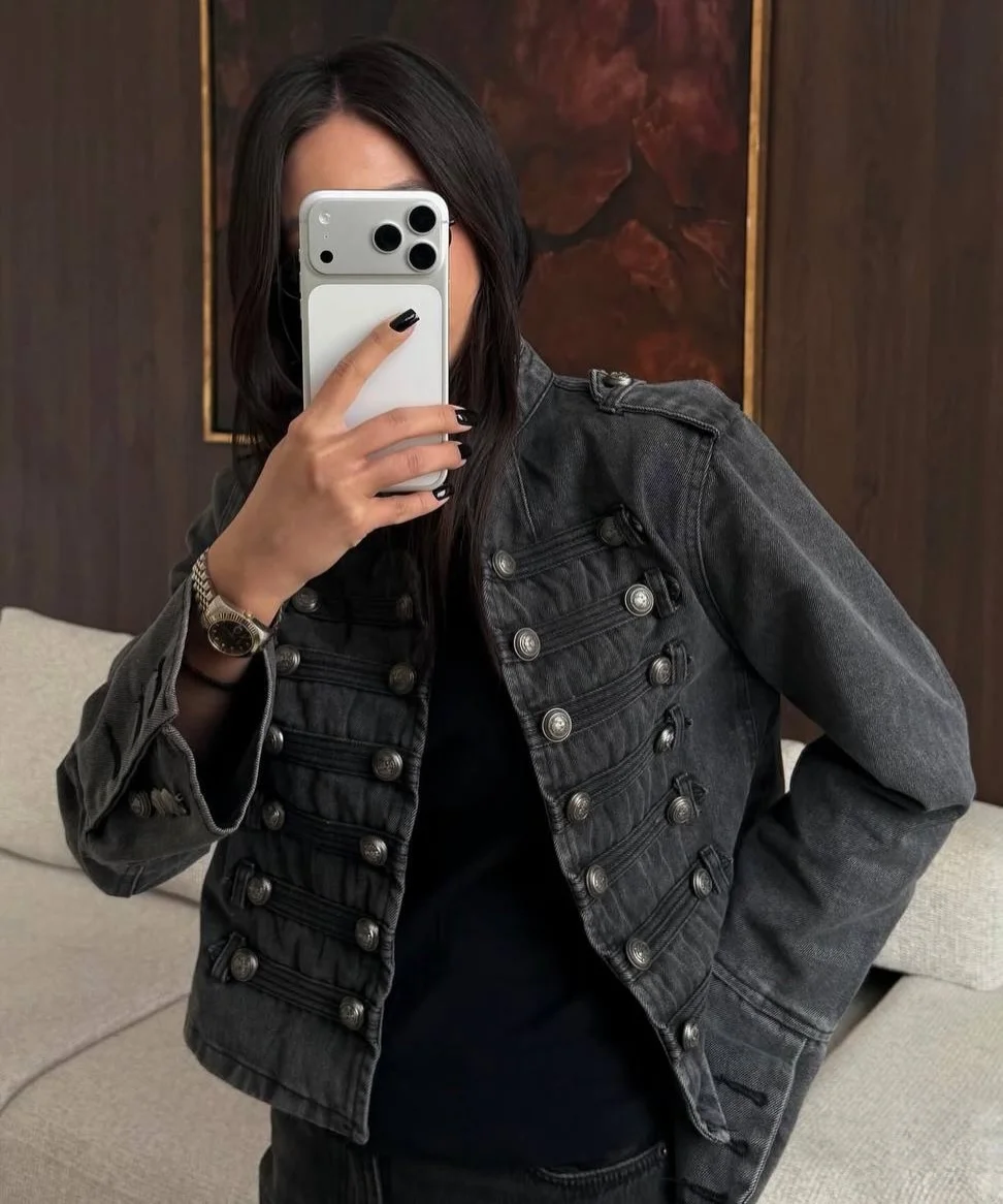 fall fashion inspiration 2026 The Statement Military Jacket Bringing Edge Back Into Fall Style