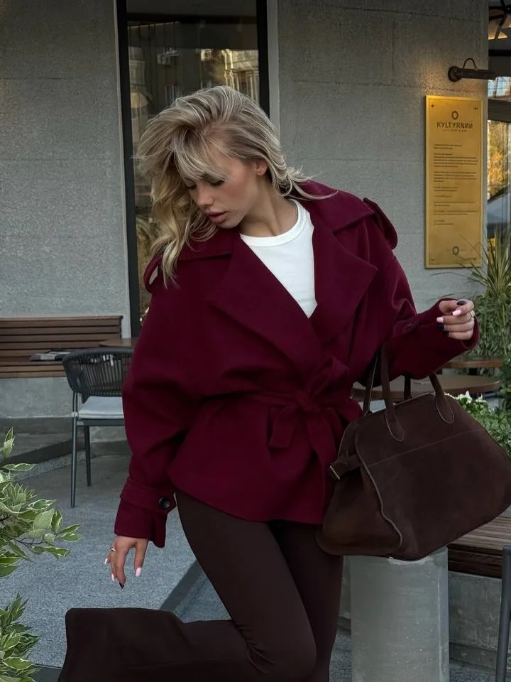 fall fashion inspiration 2026 The Burgundy Coat Trend Defining Sophisticated Autumn Style