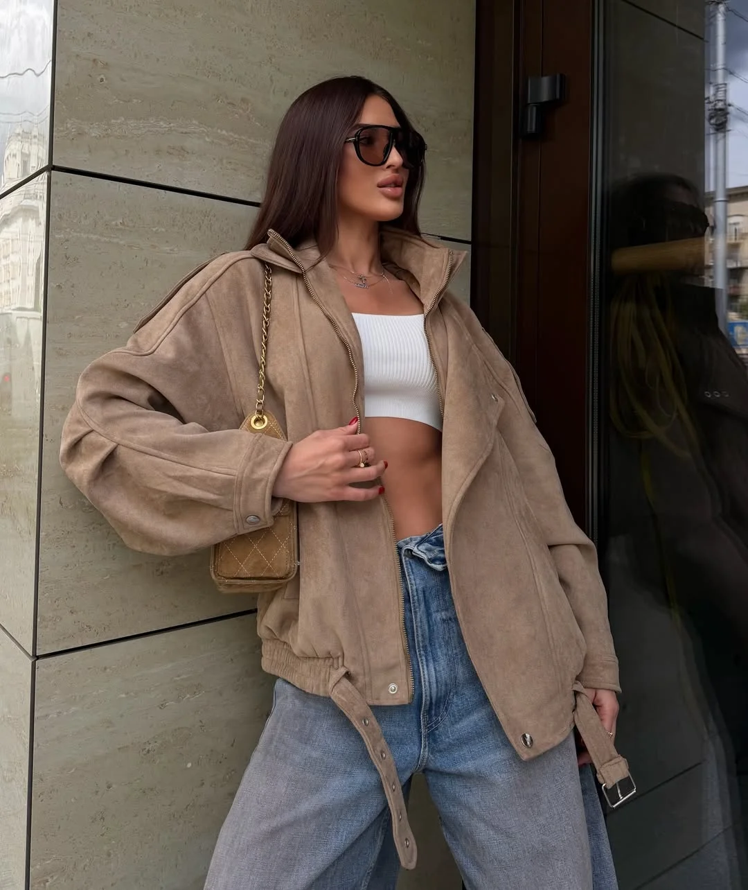 fall fashion inspiration 2026 The Oversized Suede Jacket Formula That Always Looks Effortless