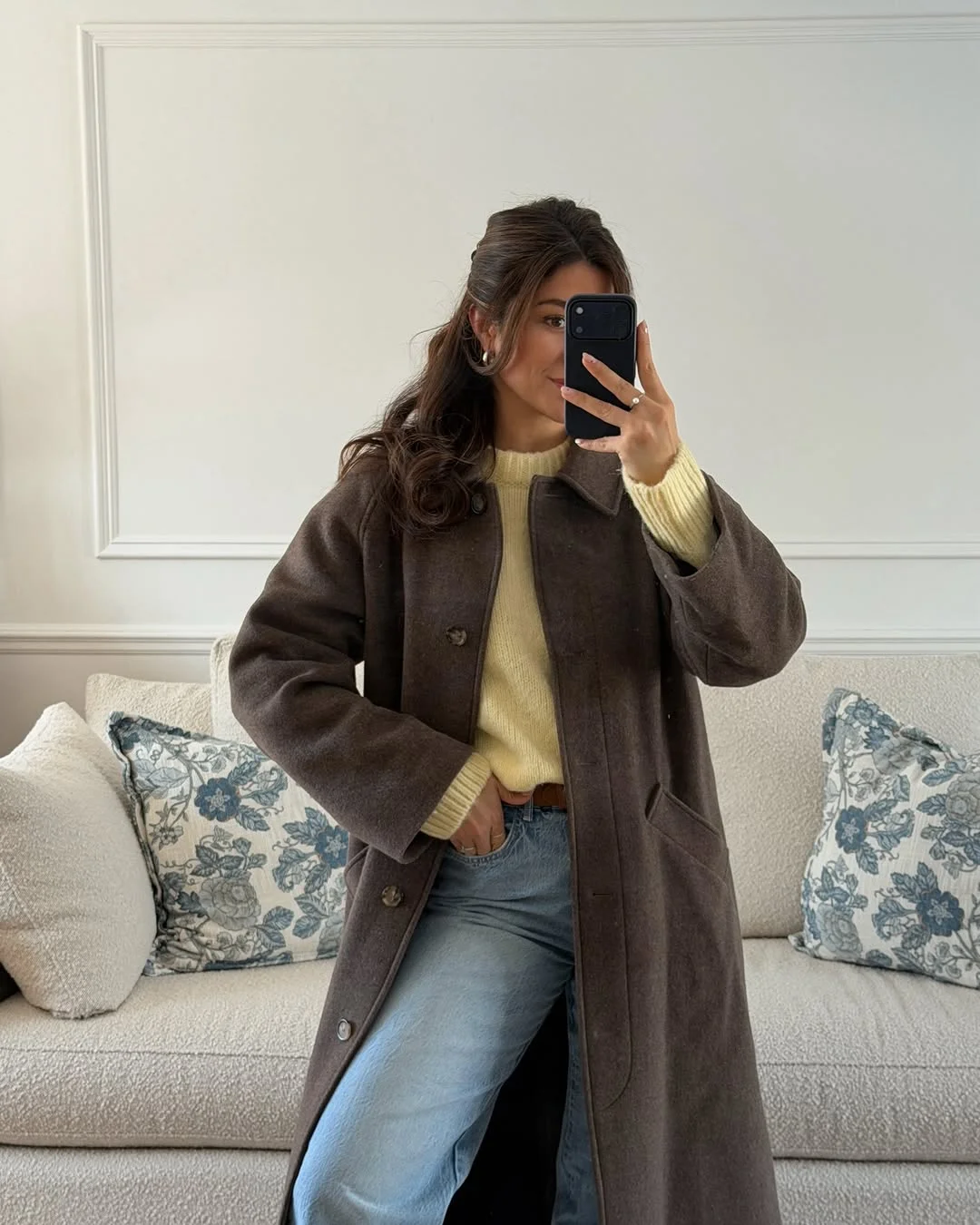 simple fall outfits 2026 Long Wool Coats That Make Basics Look Elevated