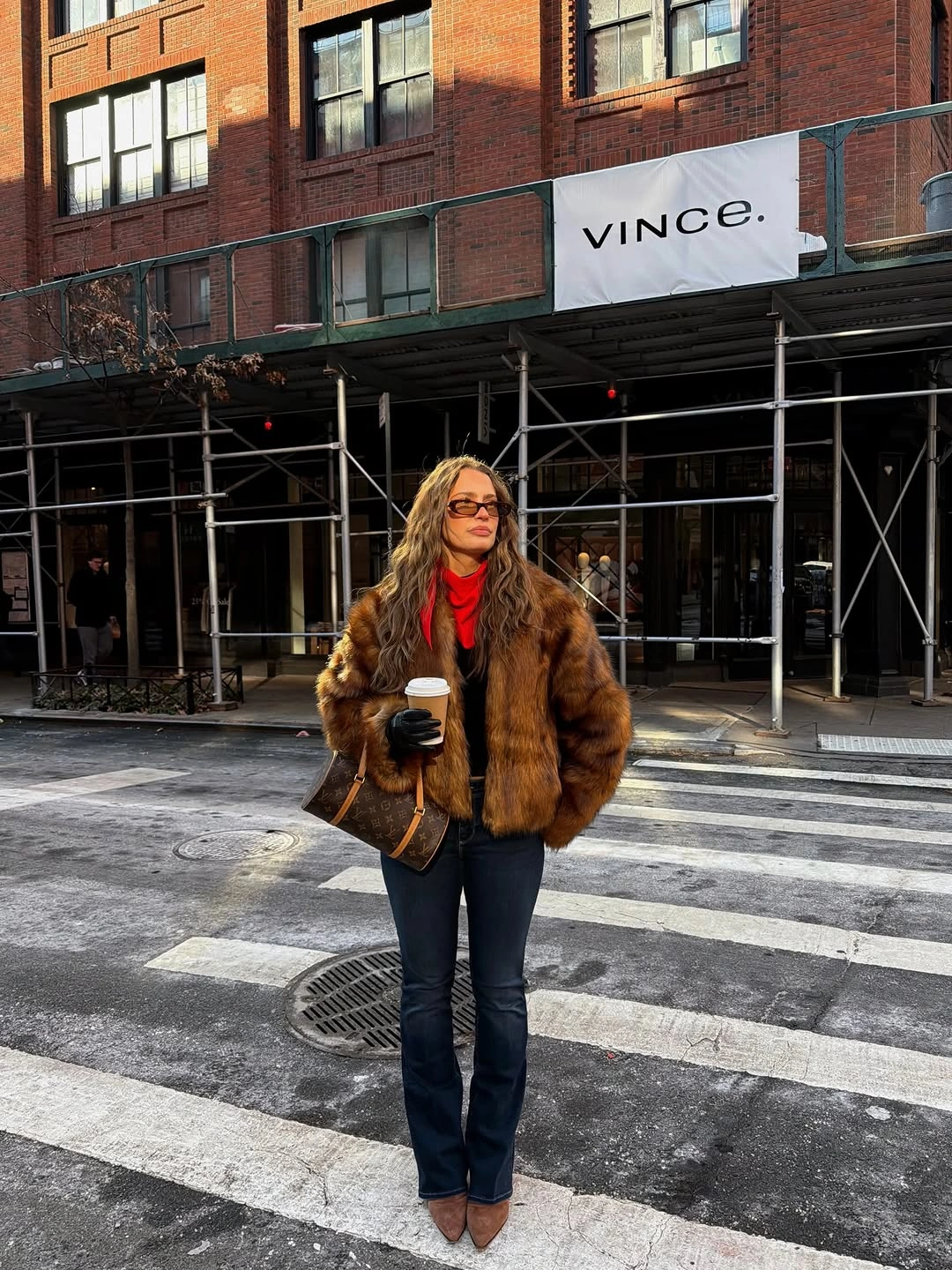 fall going out outfits 2026 Faux Fur and Bold Autumn Colors for Statement Evenings
