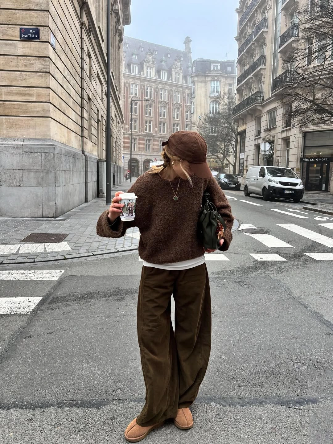 fall going out outfits 2026 Monochrome Brown Layers That Feel Perfect for European Streets