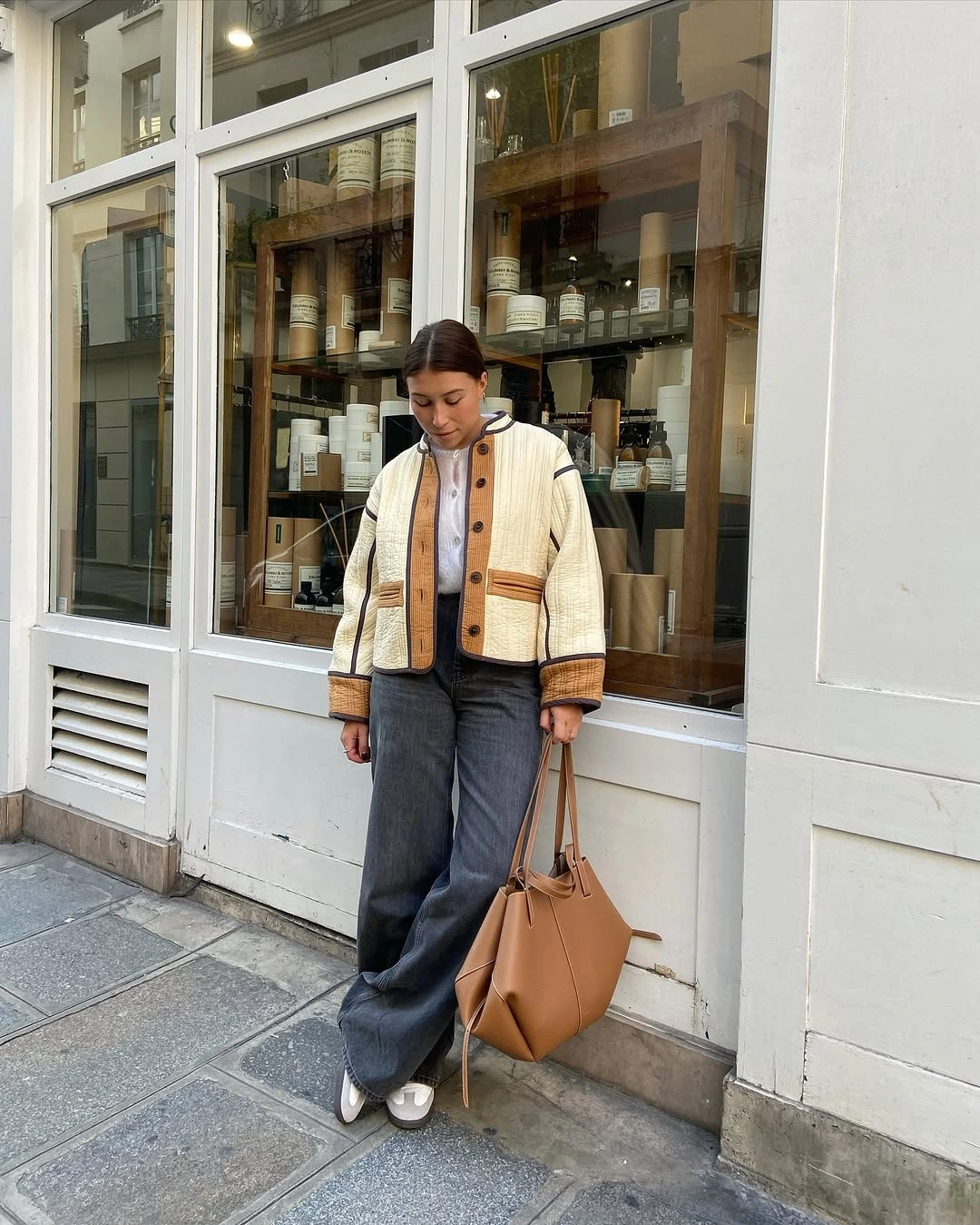 fall going out outfits 2026 Soft Neutral Layers for Everyday City Style