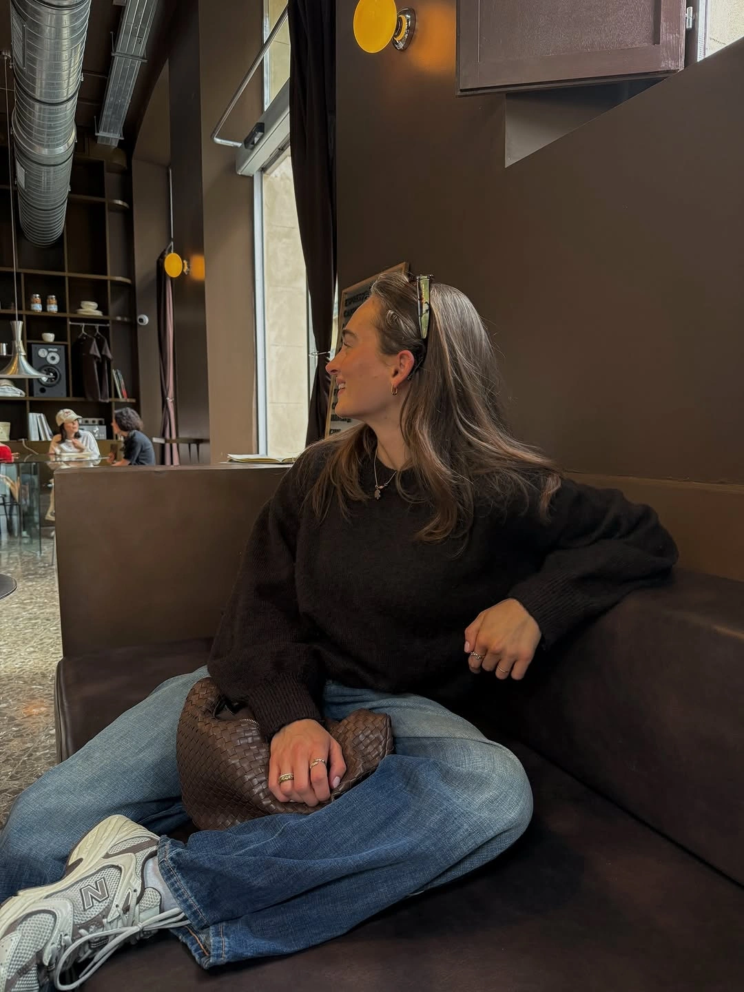 fall going out outfits 2026 Cozy Knitwear and Relaxed Denim for Coffee Dates That Turn Into Evening Plans