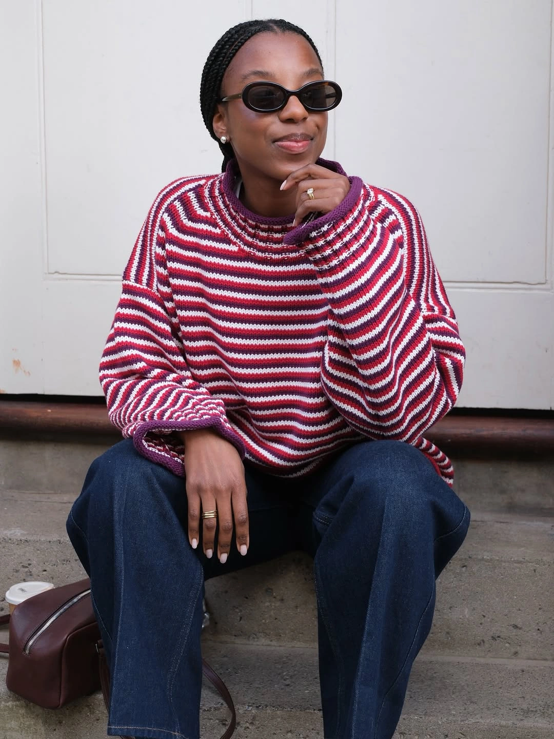 fall mom outfits 2026 Striped Knitwear That Makes Everyday Jeans Feel Fresh