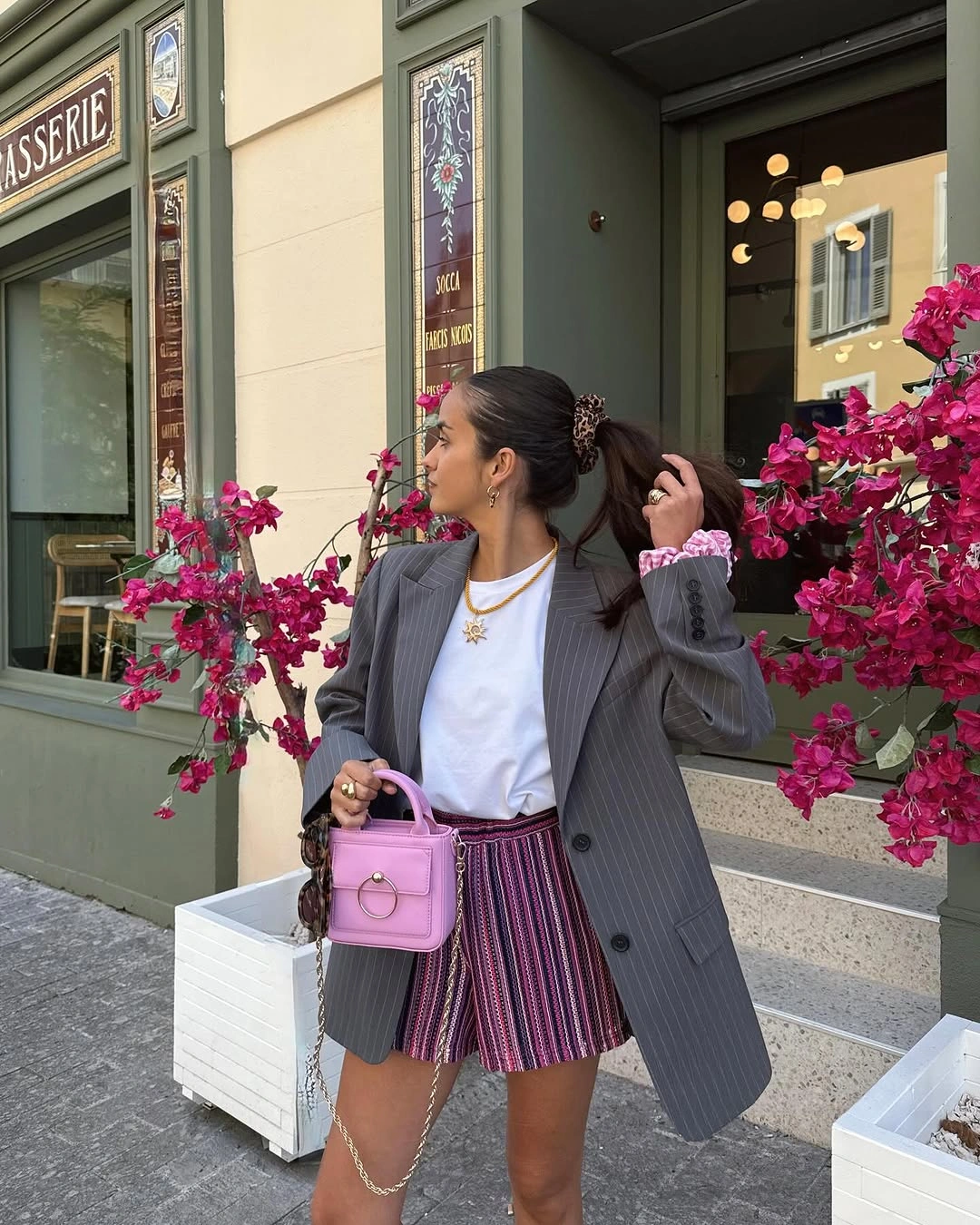 fall mom outfits 2026 Tailored Blazers Meet Playful Autumn Color