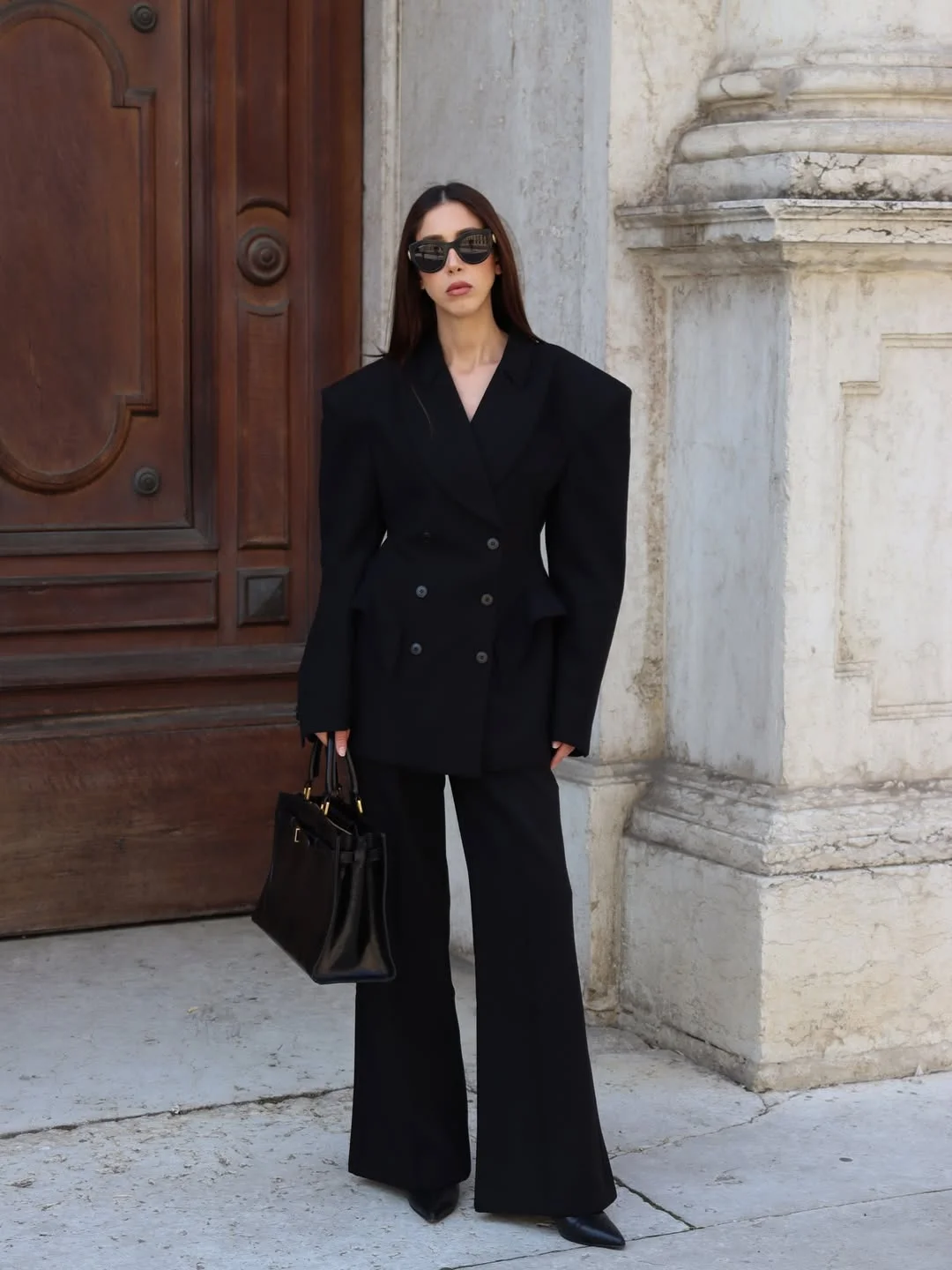 fall office outfits for women 2026 The Power of All Black Tailoring