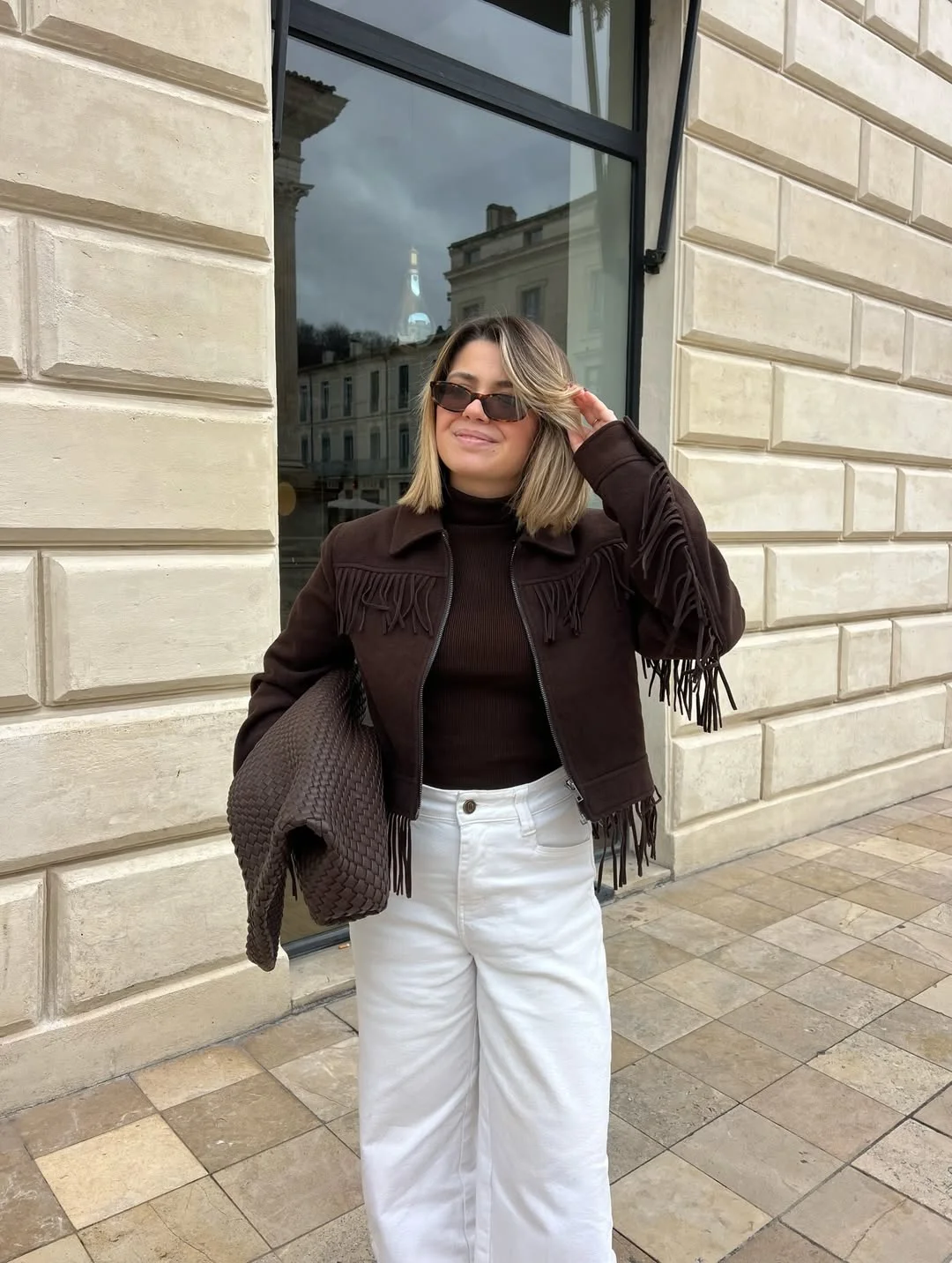 fall outfits for big busted women 2026 Chocolate Fringe Layers That Create Beautiful Balance