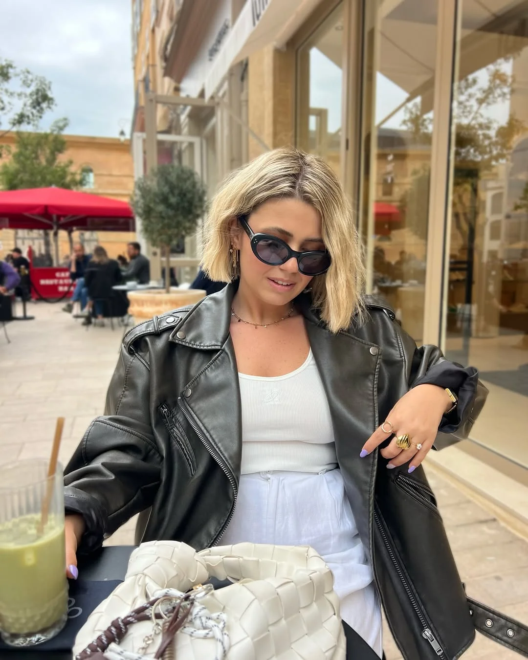 fall outfits for big busted women 2026 Black Leather And White Basics That Never Fail
