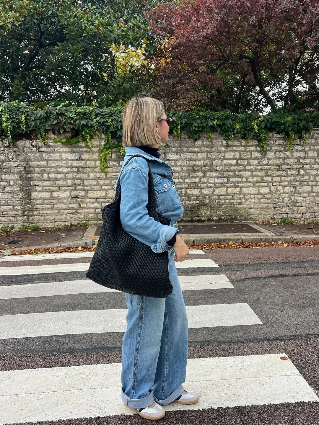 fall outfits for big busted women 2026 Double Denim With Effortless Weekend Energy