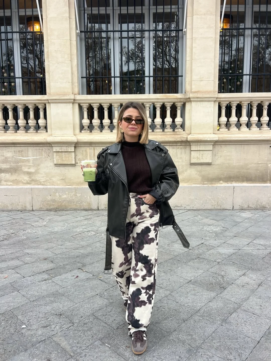 fall outfits for big busted women 2026 Statement Printed Pants That Balance The Upper Body