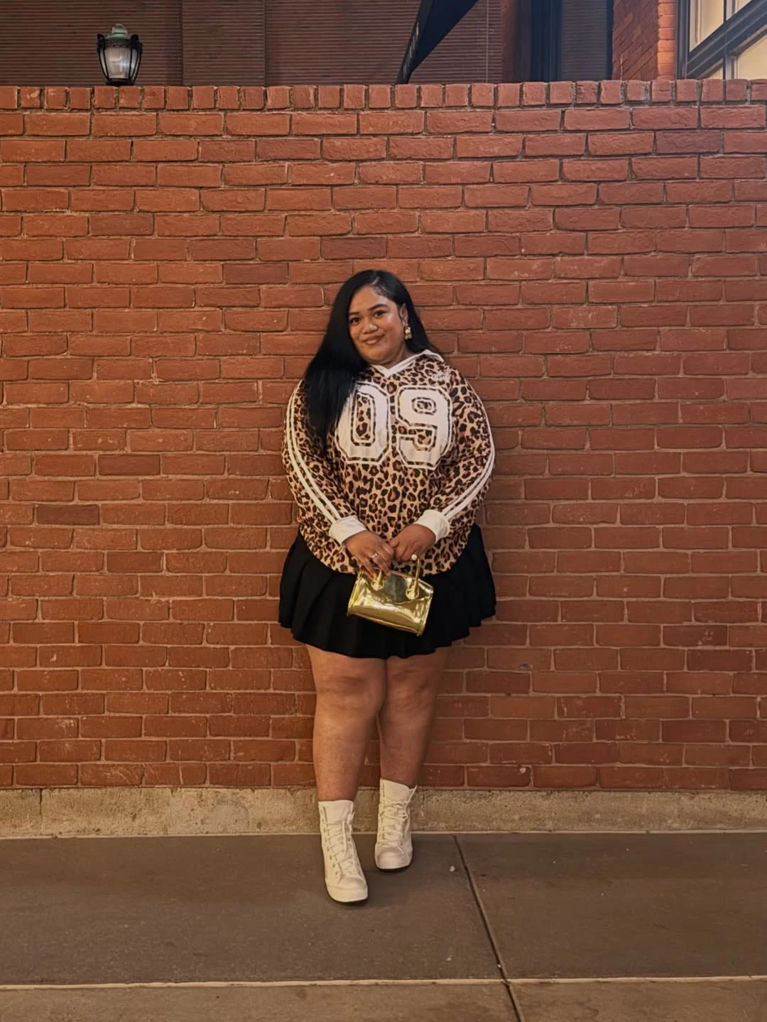 fall outfits for plus size women 2026 Playful Prints and Mini Skirts for a Fun Fall Night Out