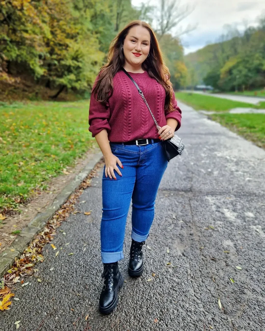 fall outfits for plus size women 2026 Rich Autumn Colors Meet Everyday Denim