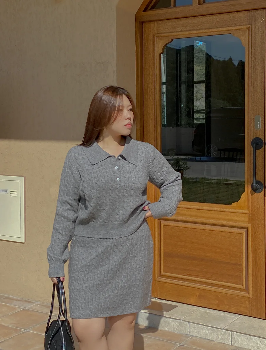 fall outfits for plus size women 2026 Matching Knit Sets for Effortless Elegance