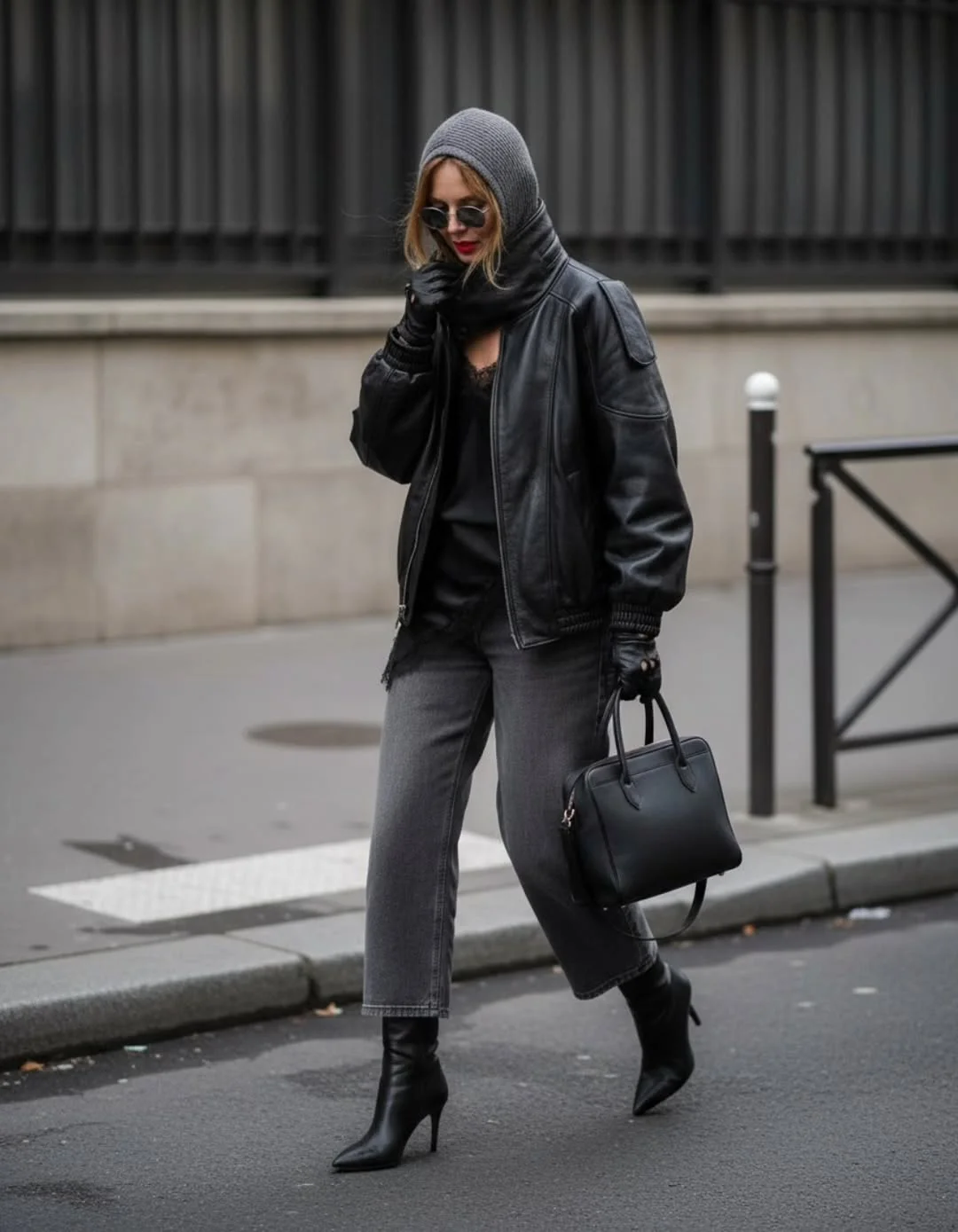 Fall outfits ideas 2026 Dark Leather Layers For Effortlessly Cool City Fall Style
