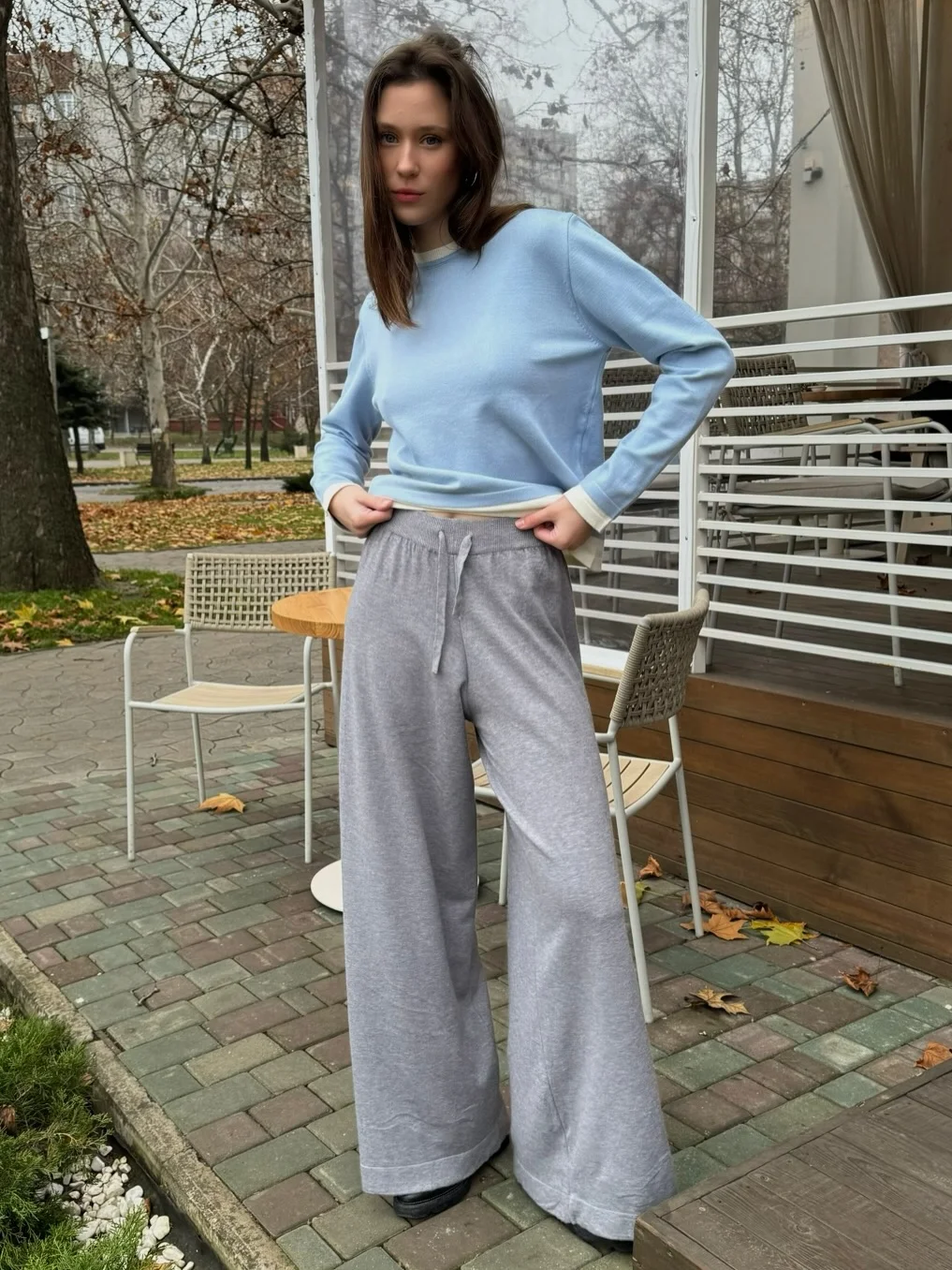 Fall outfits ideas 2026 Relaxed Wide Leg Lounge Looks For Casual Fall Days