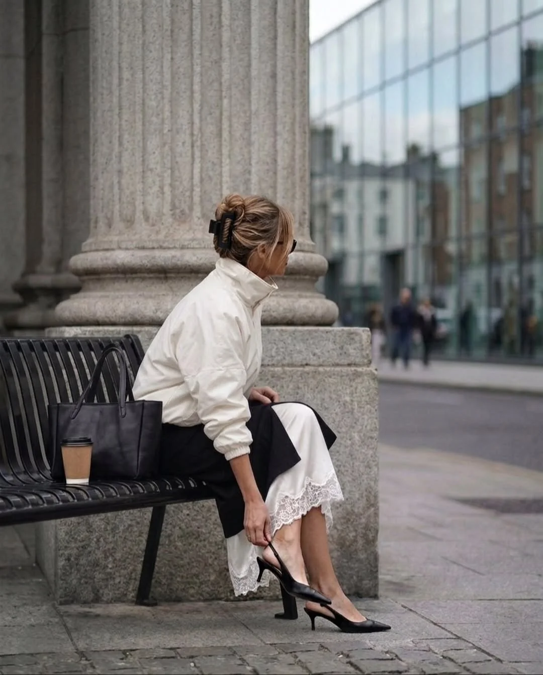Fall outfits ideas 2026 Elegant Black And White Layered Looks With A Feminine Twist
