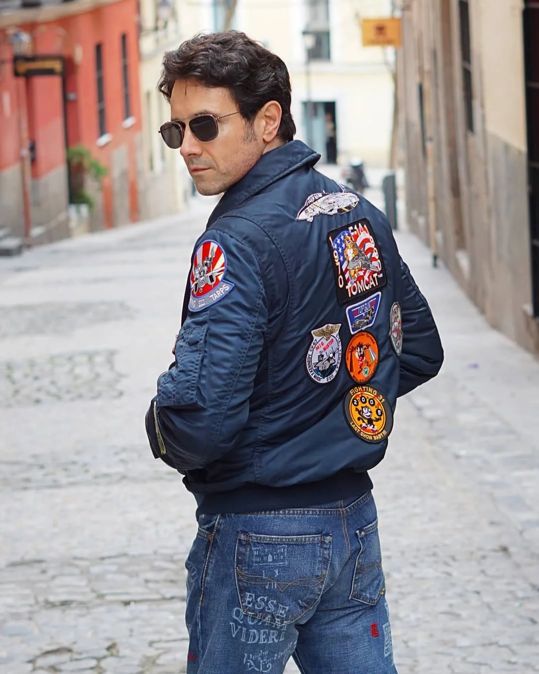 Fall outfits ideas for men 2026 Statement Bomber Jacket With Vintage Aviation Influence