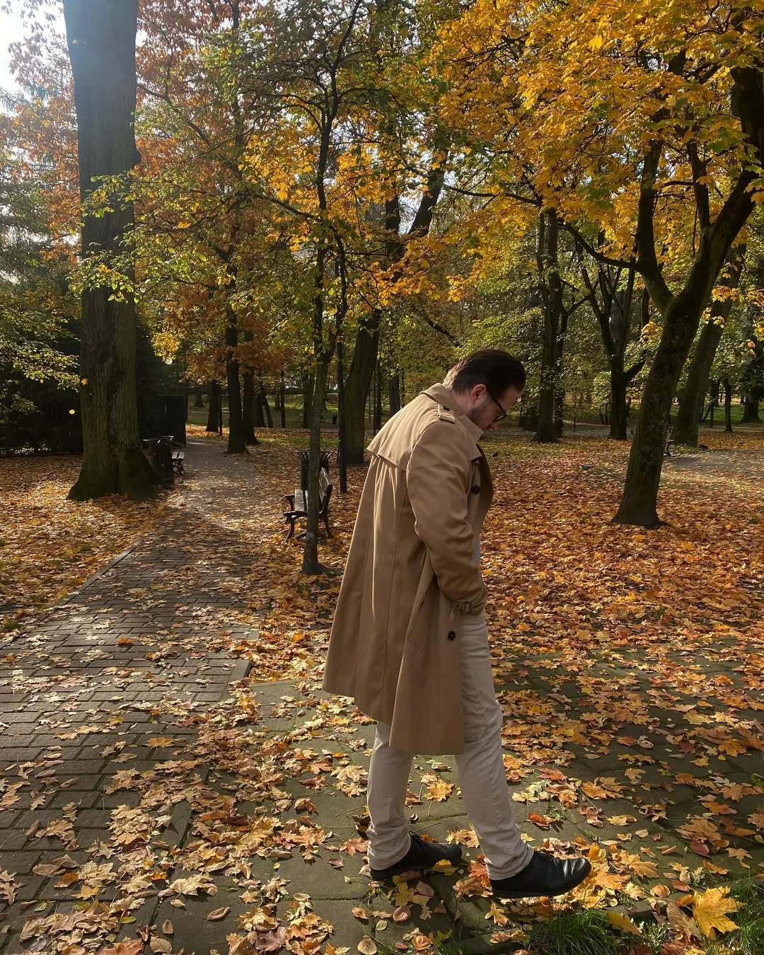 Fall outfits ideas for men 2026 Classic Camel Trench Coat For Peak Autumn Atmosphere