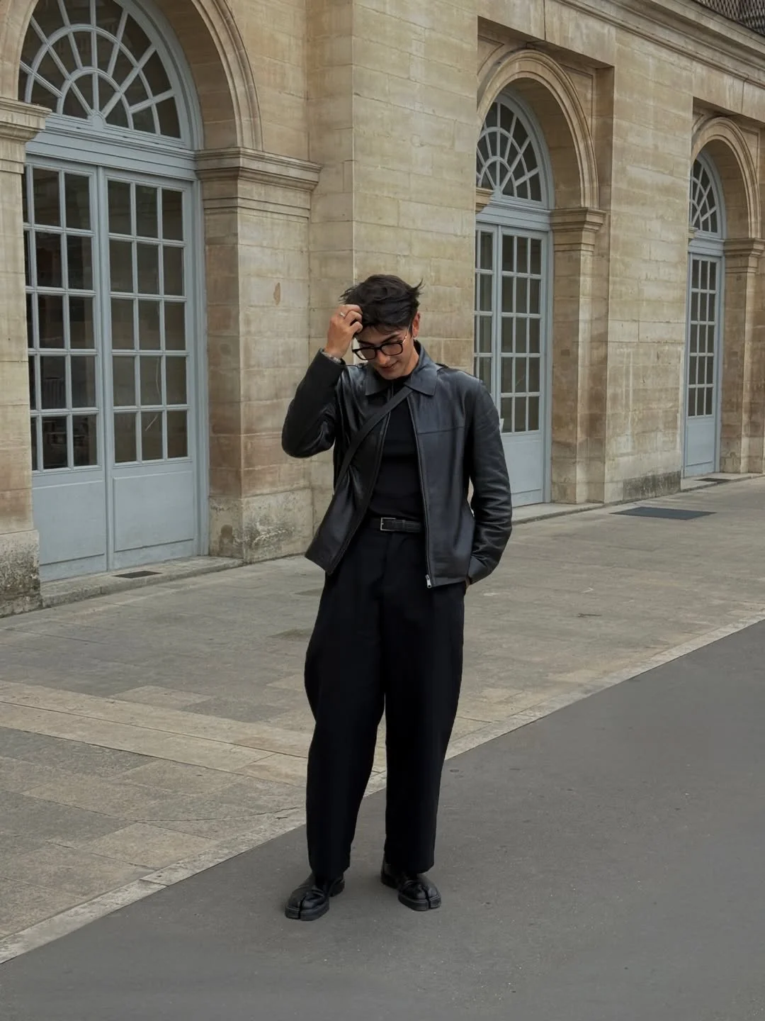 Fall outfits ideas for men 2026 Modern Monochrome Black Layered Look