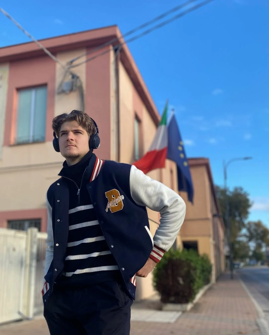 Fall outfits ideas for men 2026 Varsity Jacket Layering For Youthful Fall Energy