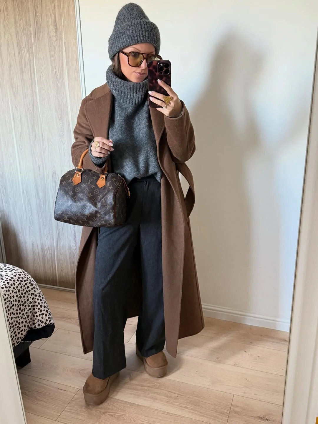 fall outfits with coat 2026 Brown and Grey Layers for the Ultimate Cozy Fall Uniform