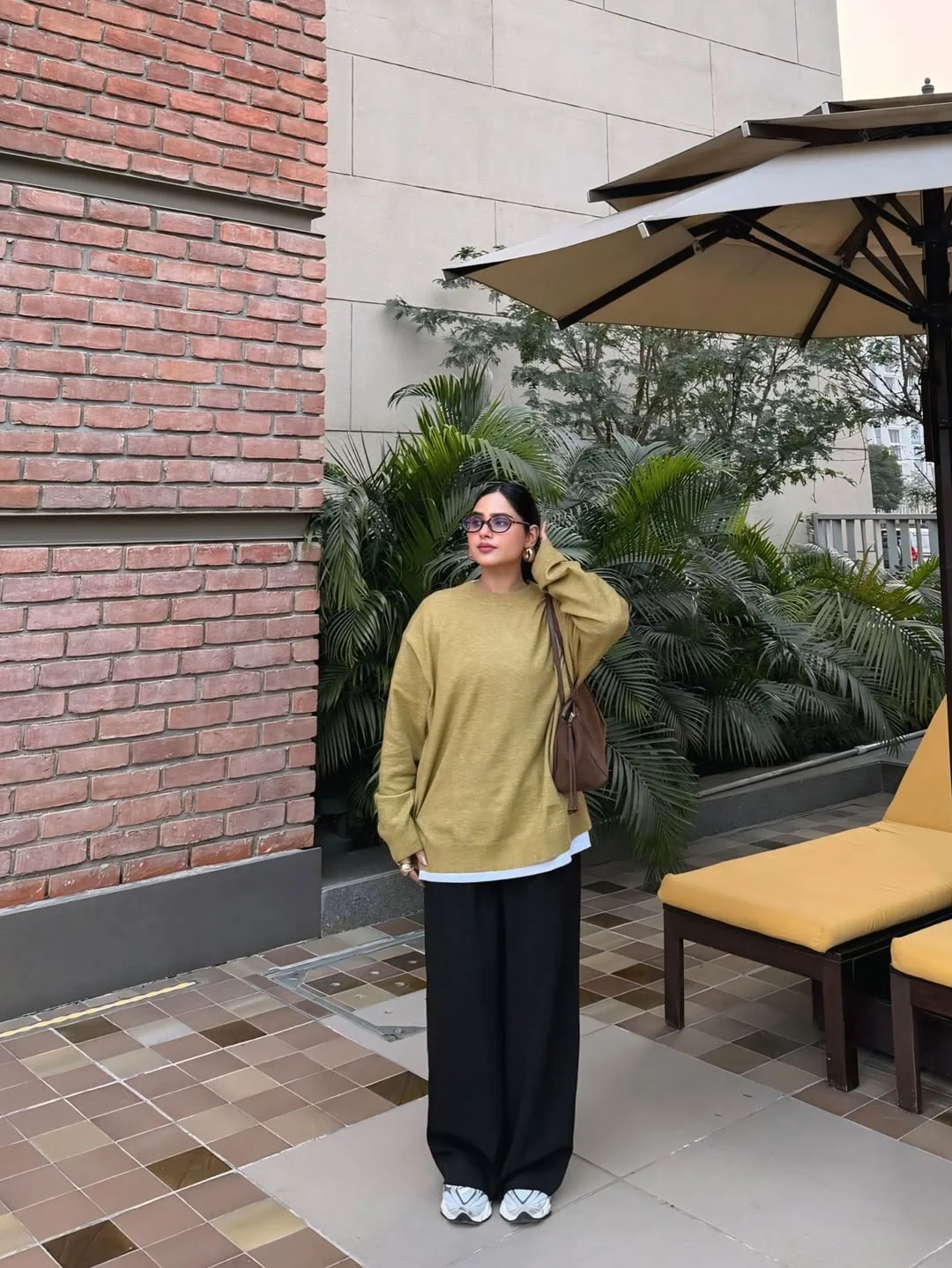 fall outfits with sweater 2026 Olive Green Sweaters and Wide Leg Comfort