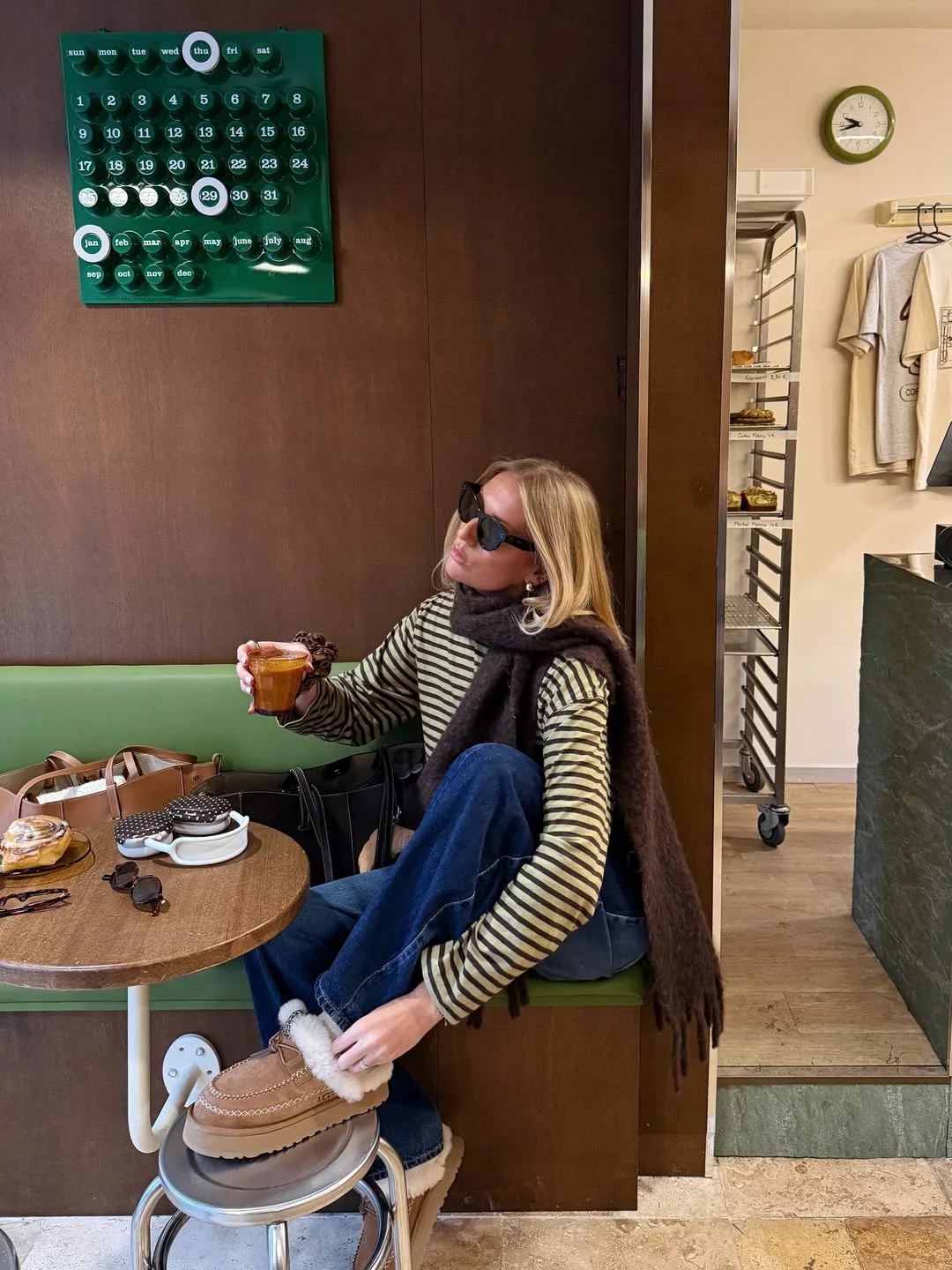 fall outfits with sweater 2026 Striped Sweaters Denim and Coffee Shop Comfort