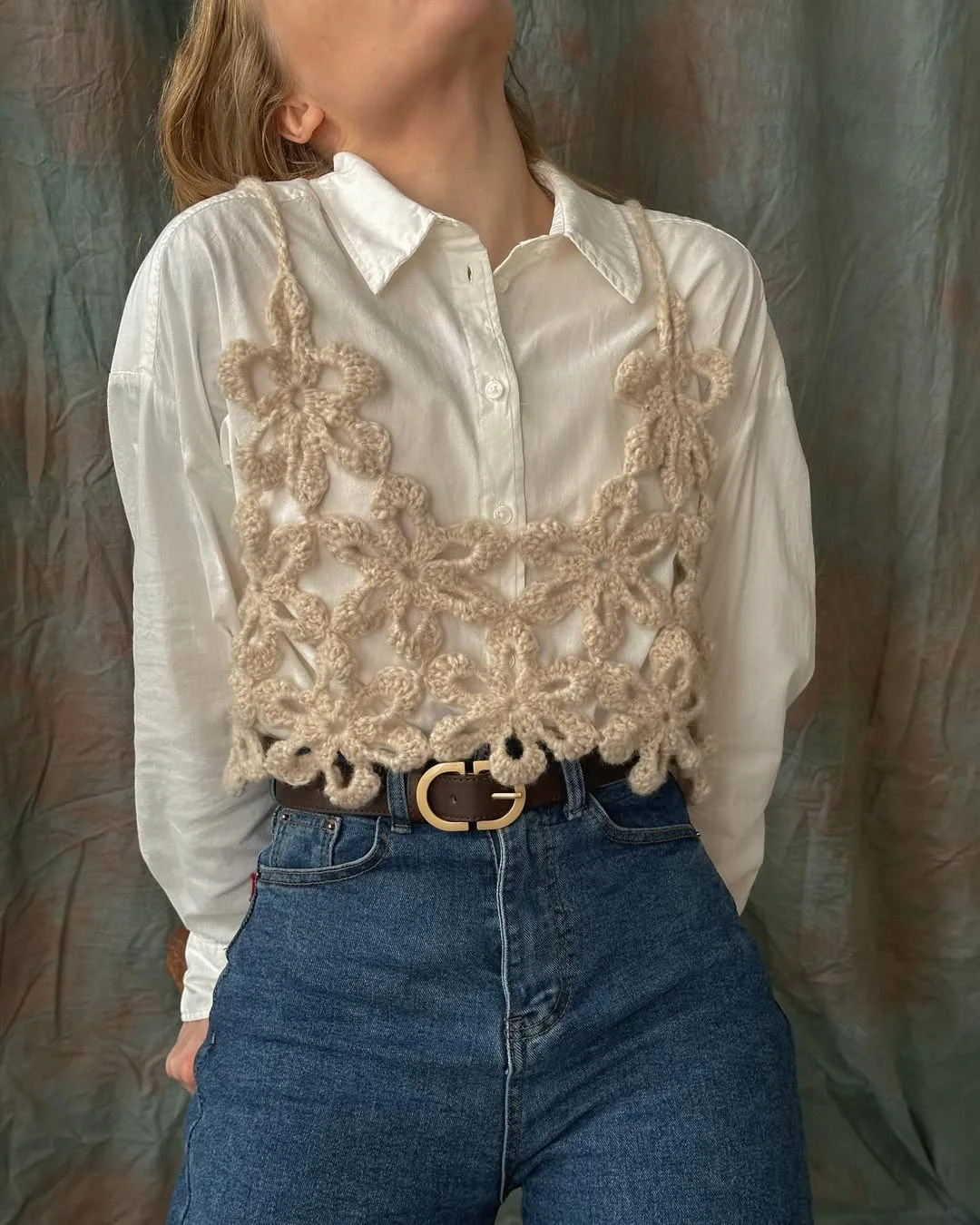 fall outfits with vests 2026 Handcrafted Crochet Vests with Romantic Fall Charm