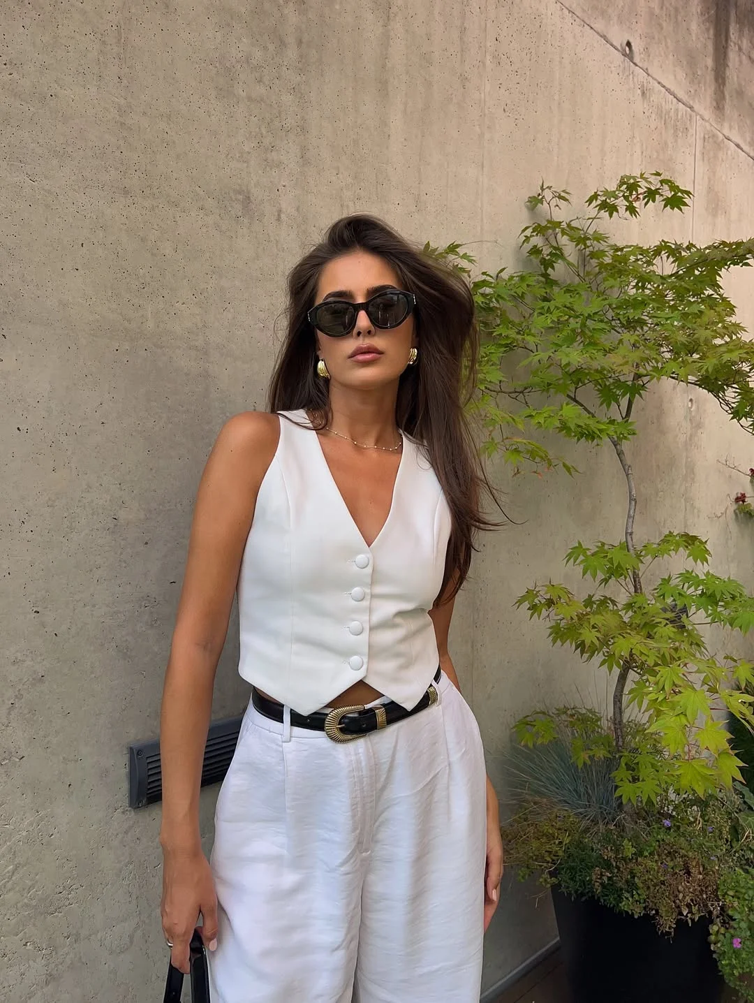 fall outfits with vests 2026 Tailored Monochrome Styling with a Modern Edge
