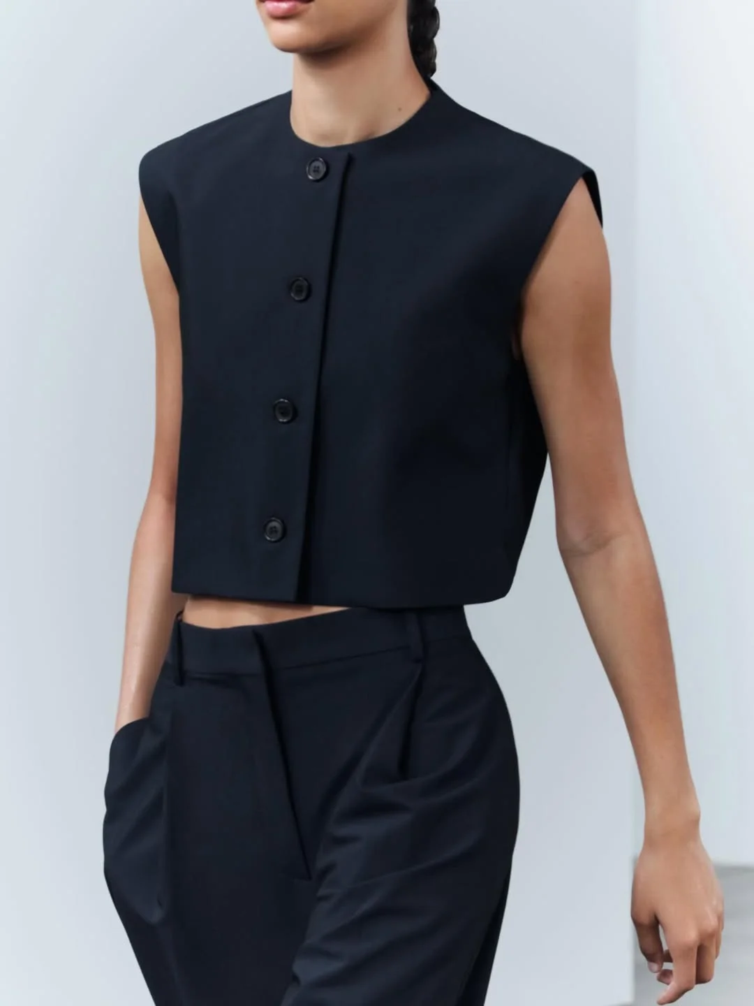 fall outfits with vests 2026 Minimalist Black Tailoring That Feels Effortlessly Modern