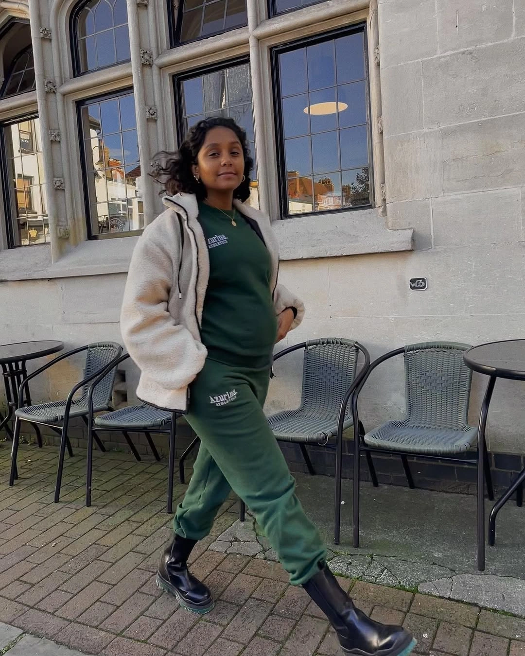 fall pregnancy outfits 2026 Sporty Layers That Keep Fall Days Comfortable And Stylish