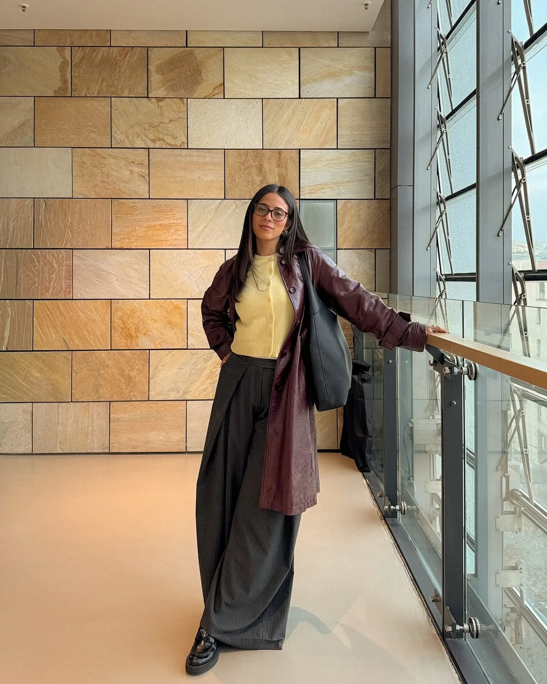 fall smart casual work outfit for women 2026 Relaxed Layering With Rich Autumn Colors