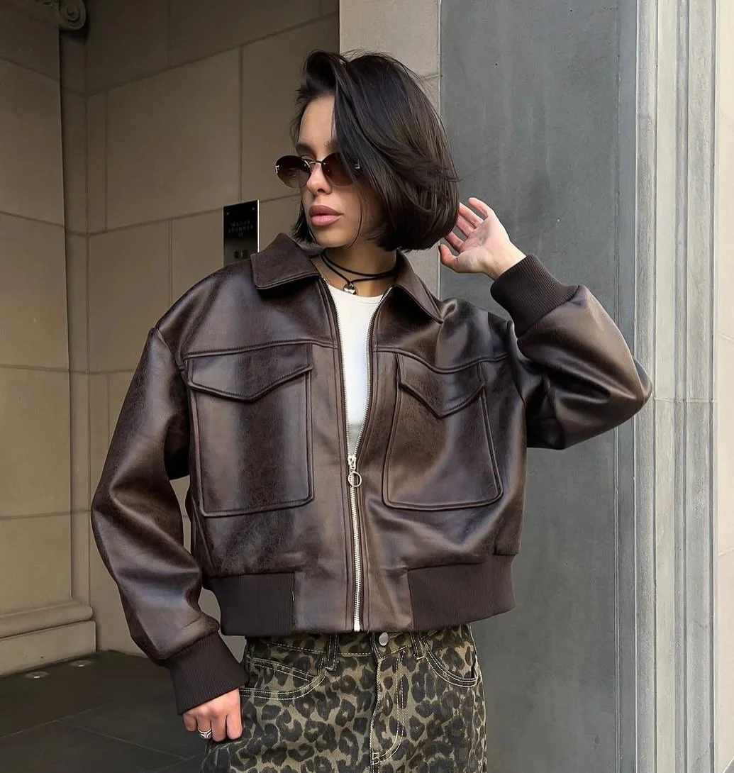 fall street fashion nyc 2026 Chocolate Leather Takes Over Downtown