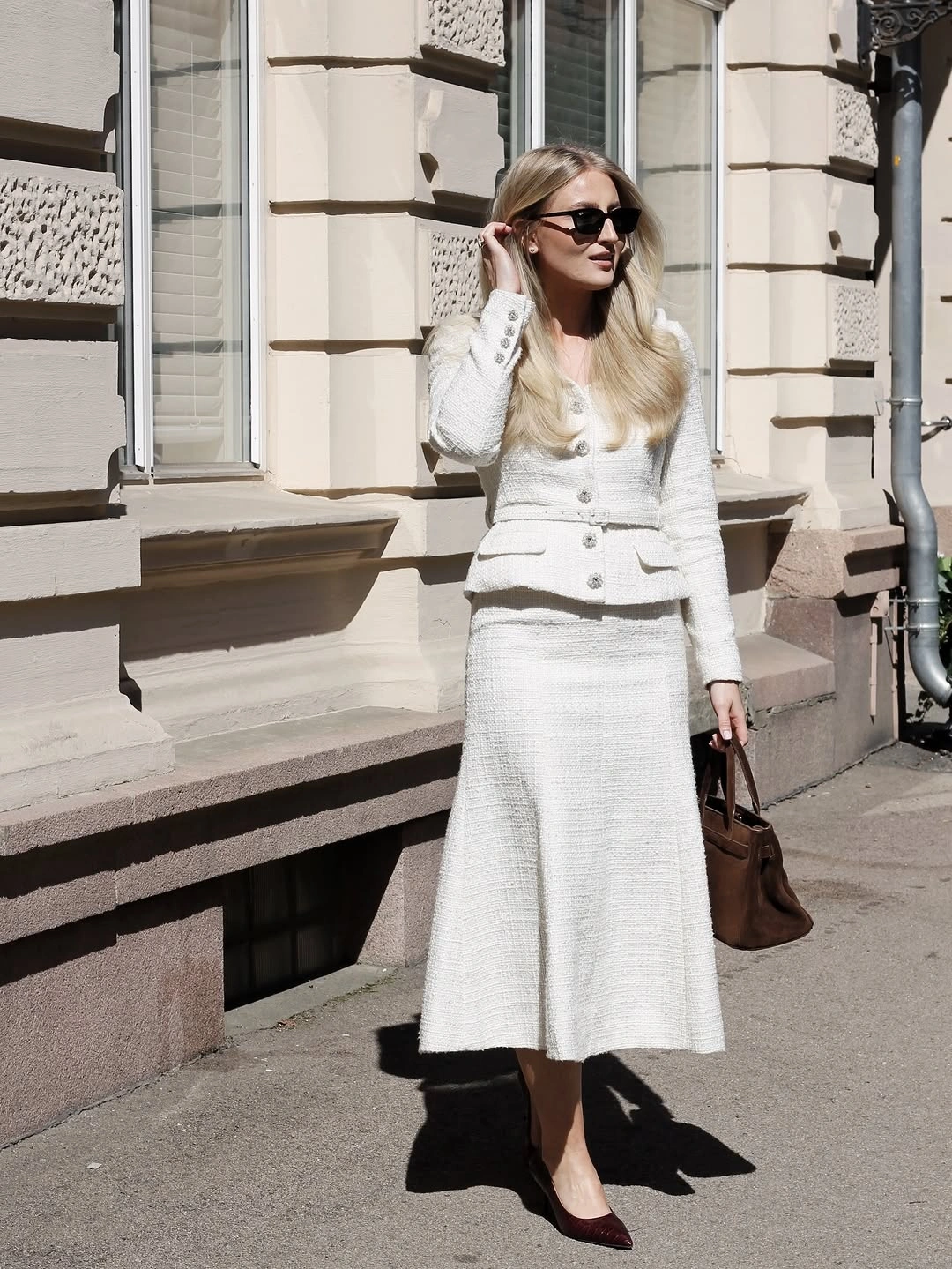 fall travel outfits 2026 Classic Tweed Sets for Timeless European Style