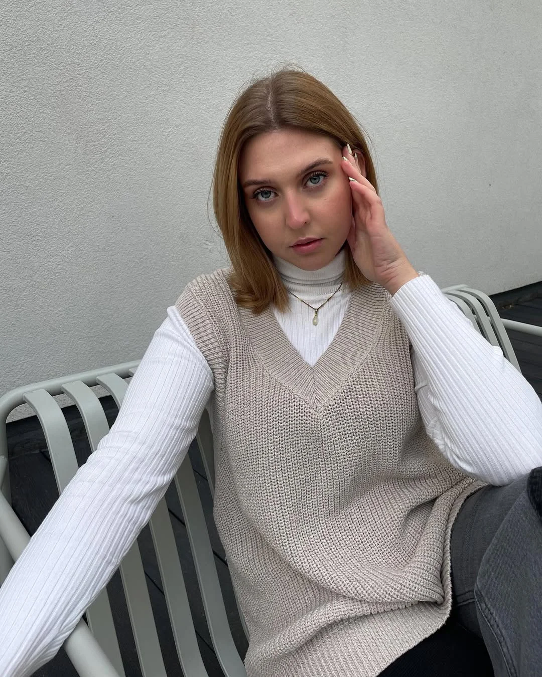 fall vest outfits for women 2026 Soft Beige Knits That Never Go Out of Style
