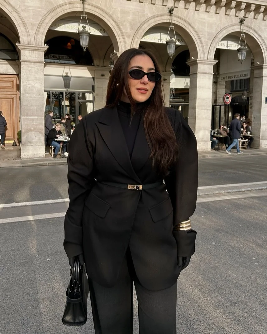 fall work outfits 2026 All-Black Tailoring With Modern Power Dressing Energy