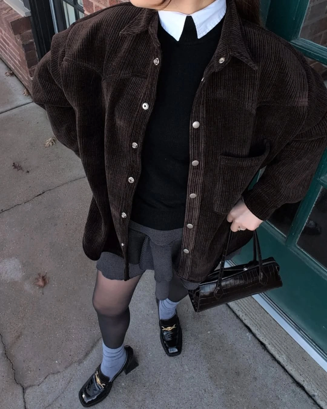 modest fall outfits 2026 Classic Preppy Layers with a Modest School-Inspired Twist