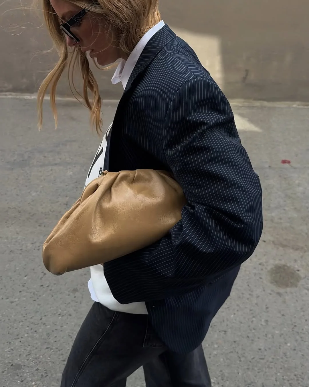 simple fall outfits 2026 Pinstripe Tailoring Proves Minimal Style Can Still Feel Bold