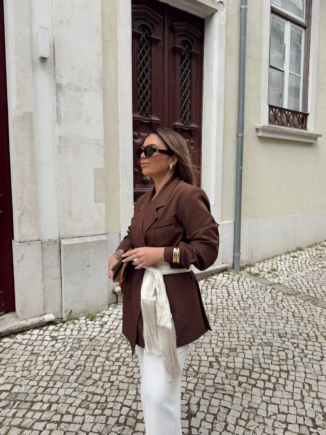 summer to fall outfits 2026 Chocolate Brown Blazers Are Becoming the New Fall Essential